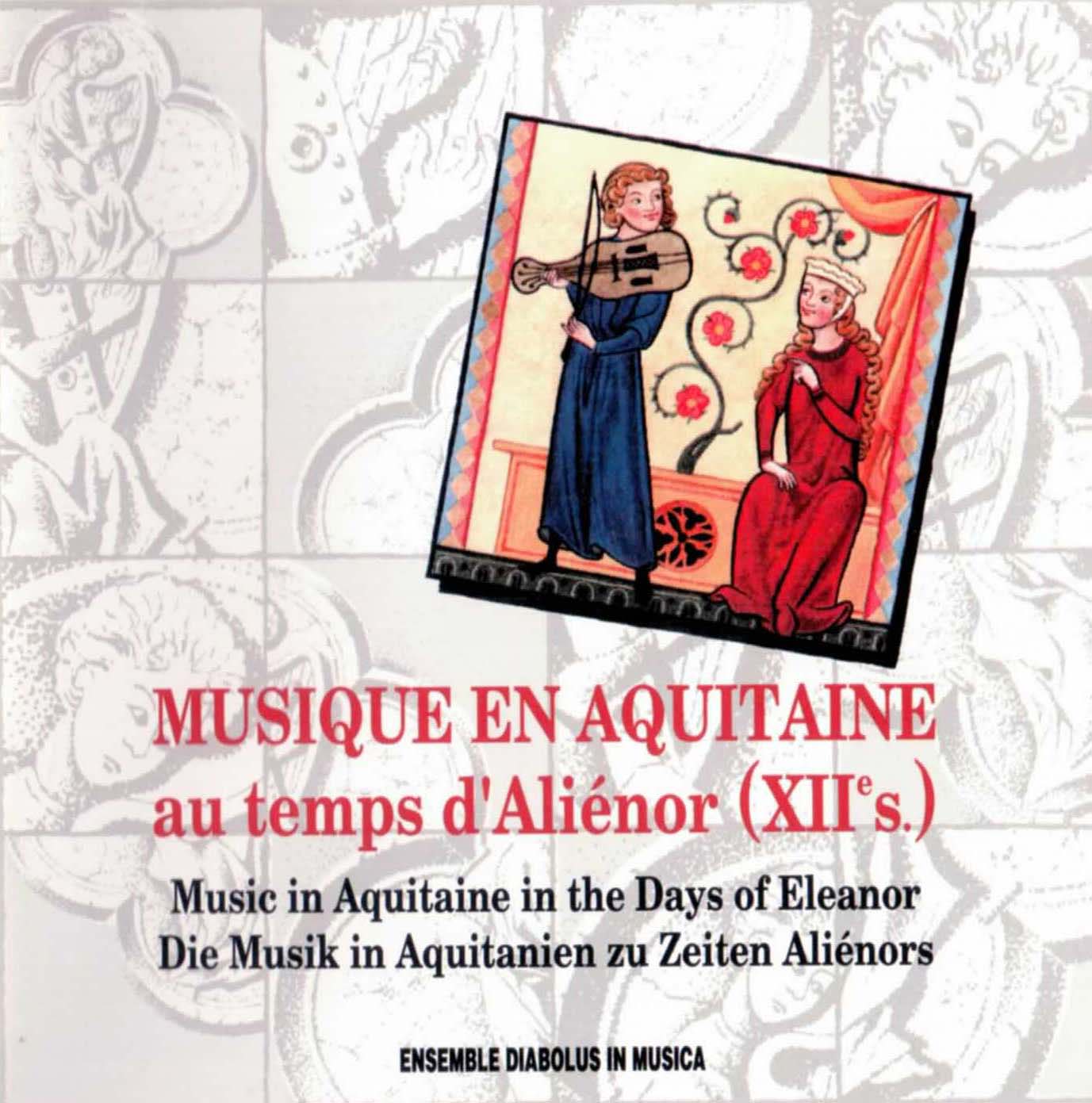 Disque de musique en Aquitaine au temps d'Alienor